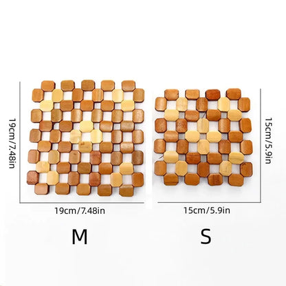 Coussin isolant en bambou : protection thermique écologique pour des repas élégants