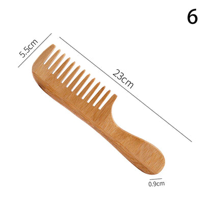 Eco-Friendly Bamboo Comb: Anti-Static Tool for Pros