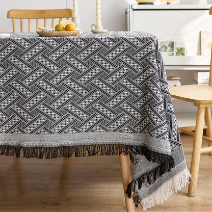 Luxury Tablecloth - Elegant French Cotton Linen for Home Decor