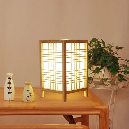 Bamboo Table Lamp: Warm Glow for Cozy Bedrooms & Studies