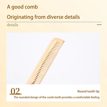 Eco-Friendly Bamboo Comb: Anti-Static Tool for Pros