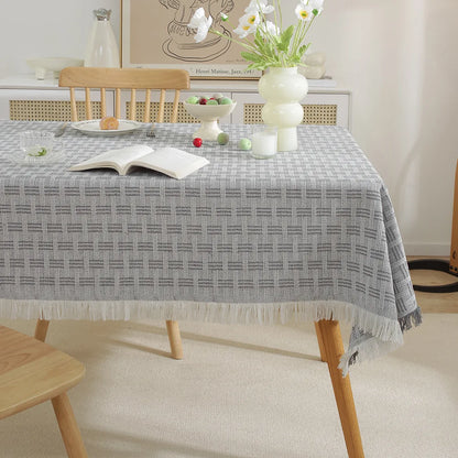 Luxury Tablecloth - Elegant French Cotton Linen for Home Decor
