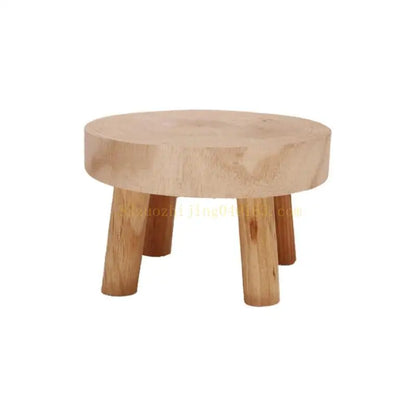 Stylish Plant Stand - Moisture-Proof Wood Holder for Home Decor