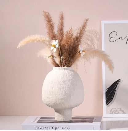 Handmade Ceramic Vase - Artisan Floral Elegance for Home