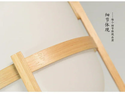 Lampadaire moderne en bambou – Éclairage LED chic pour la maison