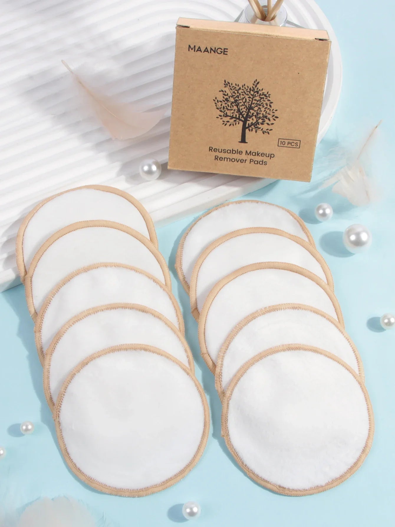 MAANGE Reusable Makeup Remover Pads – Eco-Friendly Cleansing for All