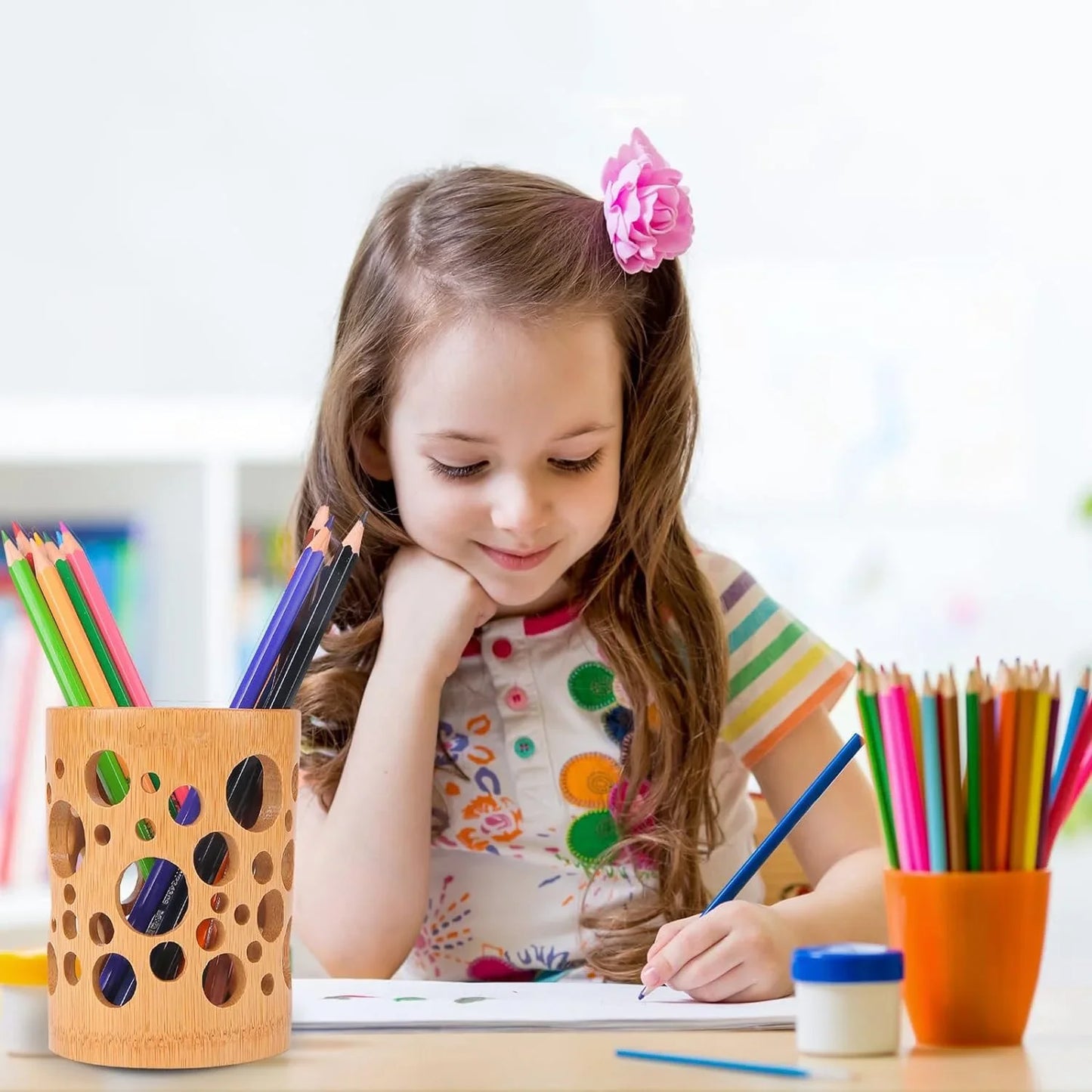 Eco-Friendly Bamboo Toothbrush Holder | Tidy & Stylish Storage