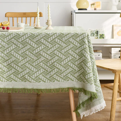 Luxury Tablecloth - Elegant French Cotton Linen for Home Decor