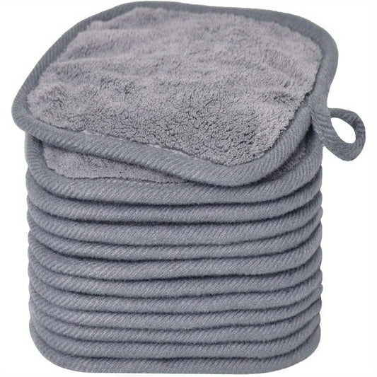 Reusable Microfiber Face Cloths for Effortless Makeup Removal - Eco-Friendly Skincare Solution