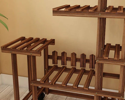 Multi-Layer Balcony Flower Rack - Space-Saving Chic for Plant Lovers