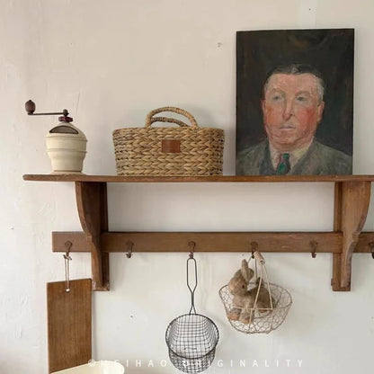 Handwoven Seagrass Basket - Eco-Friendly Home Organizer