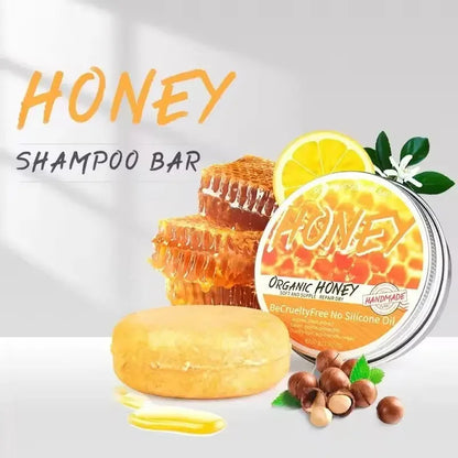 Natural Honey Shampoo - Soft, Dandruff-Free Hair by Rooted Living