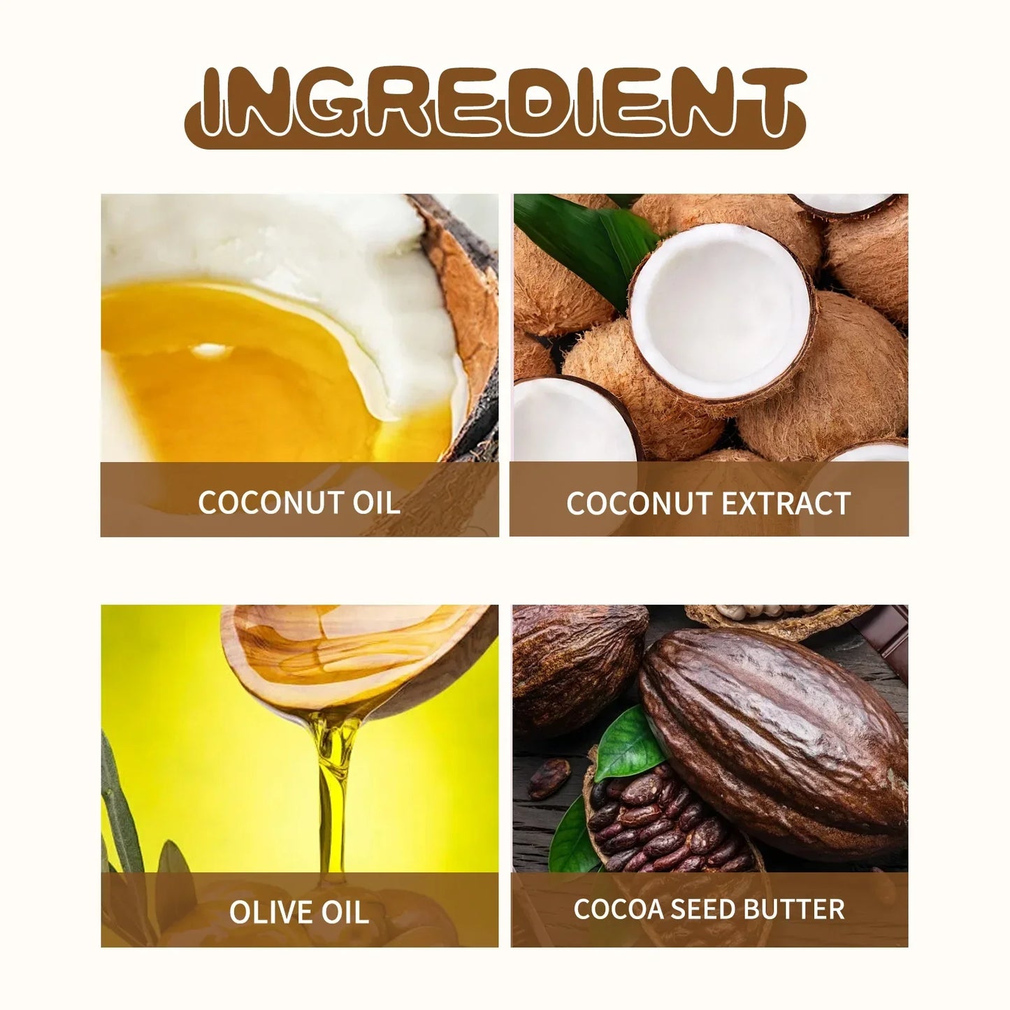 유기농 코코넛 오일 샴푸 바 - Nourish & 머리카락 강화