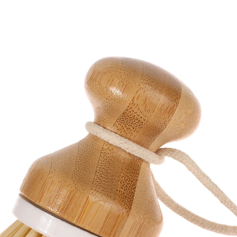 Eco-Friendly Bamboo Cleaning Brush for Effortless Kitchen Care