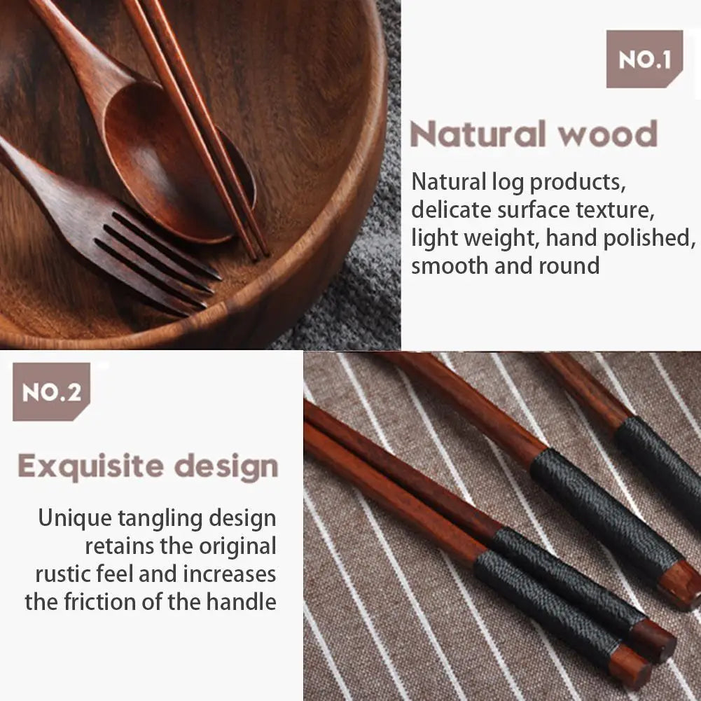 Handmade Bamboo Chopstick Set - Elegant Dining Essentials