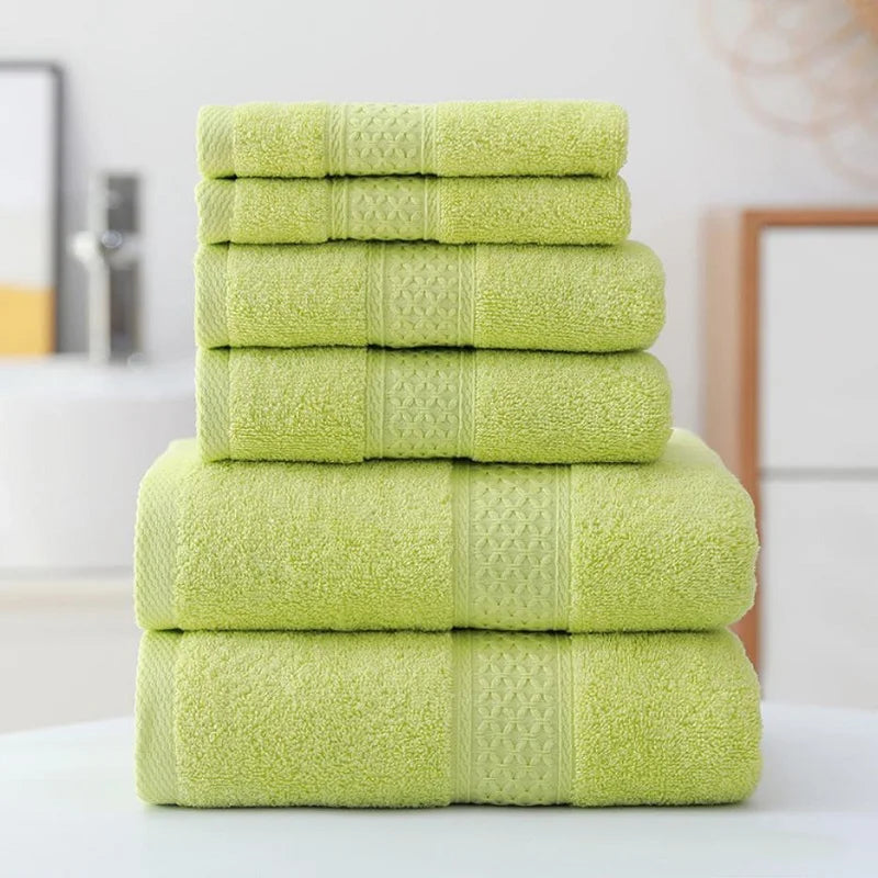 Luxurious Cotton Towel Set - Ultra Soft, Quick-Dry, Eco-Friendly