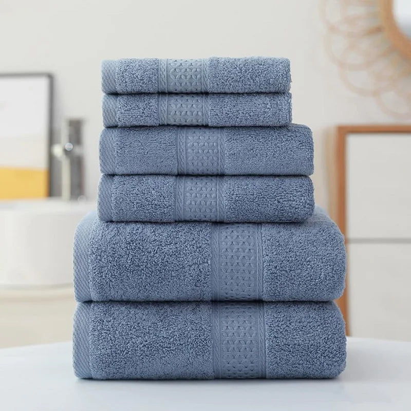 Luxurious Cotton Towel Set - Ultra Soft, Quick-Dry, Eco-Friendly