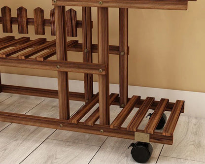 Multi-Layer Balcony Flower Rack - Space-Saving Chic for Plant Lovers