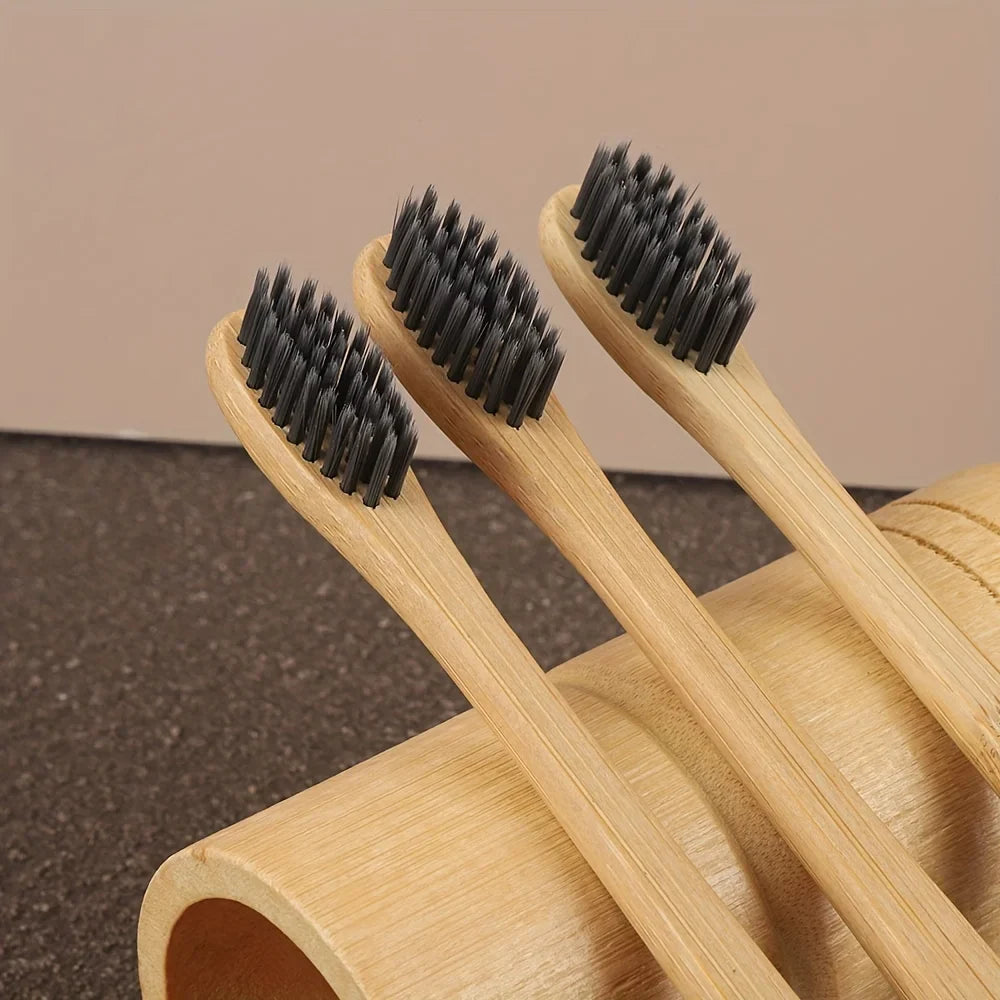 Eco-Friendly Bamboo Toothbrushes for Sensitive Teeth | Rooted Living