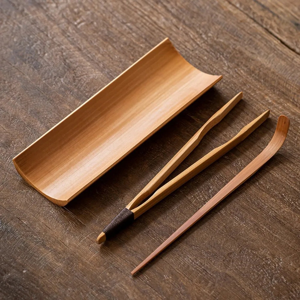 Bamboo Tea Scoop Set - Elevate Your Brew - Eco-Friendly Artisan