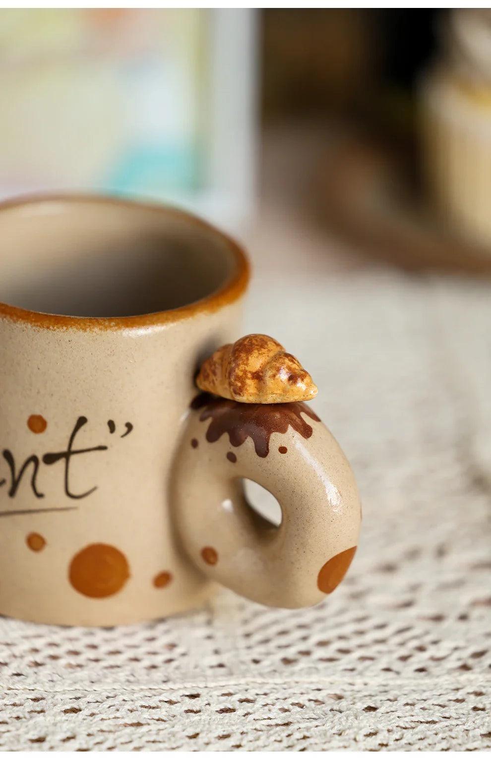 Handmade Retro Ceramic Mugs Set - Elegant Coffee & Tea Cups