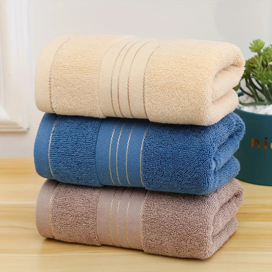 Ultra-Absorbent Cotton Towel - Soft & Skin-Friendly | Family Must-Have