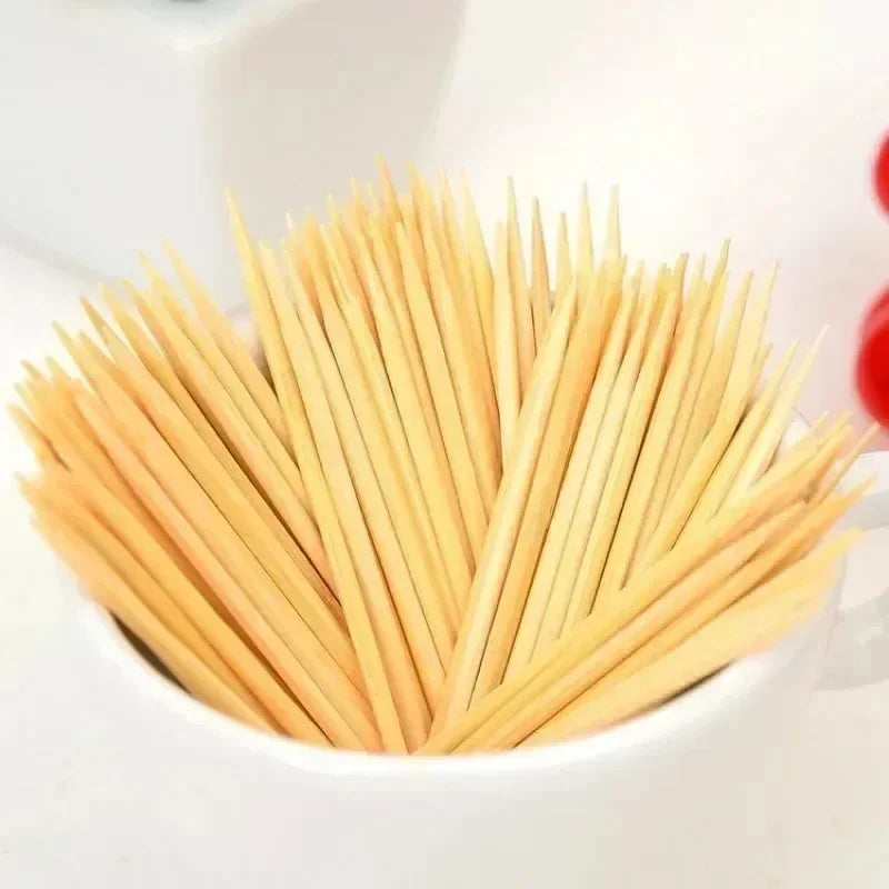 Eco-Friendly Bamboo Toothpick Picks for Stylish Events