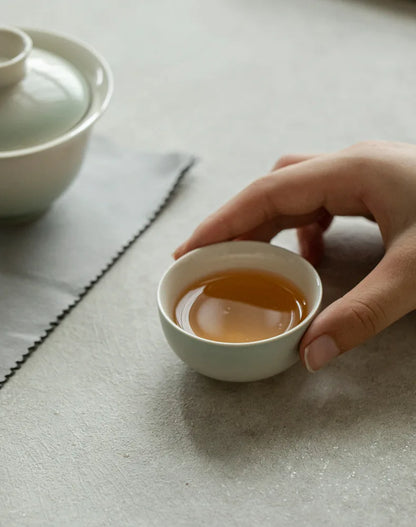 Elegant Gradation Pink Tea Set for Aficionados | Portable & Stylish