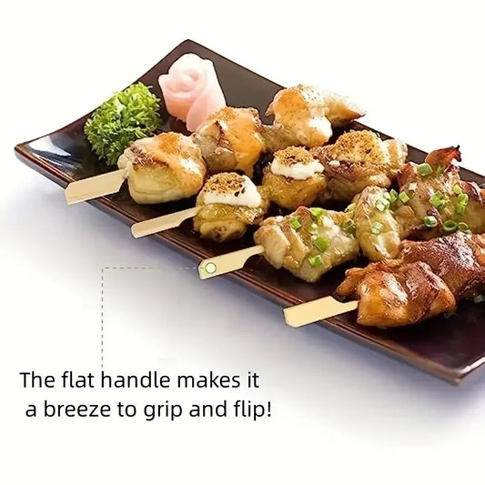 Disposable Bamboo Skewers – Easy BBQ Tools for Parties