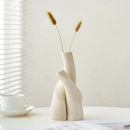 Modern Ceramic Frosted Vase - Unique Décor for Home & Office