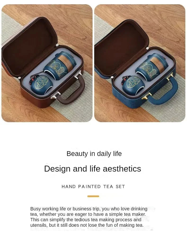 Portable Travel Tea Set - Brew Joy Anywhere by Rooted Living