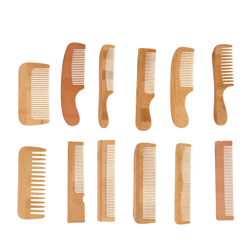 Eco-Friendly Bamboo Comb: Anti-Static Tool for Pros