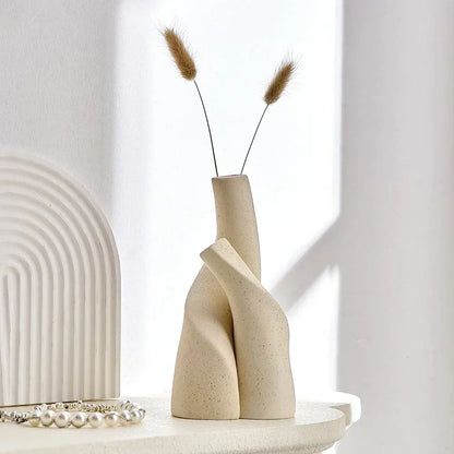 Modern Ceramic Frosted Vase - Unique Décor for Home & Office