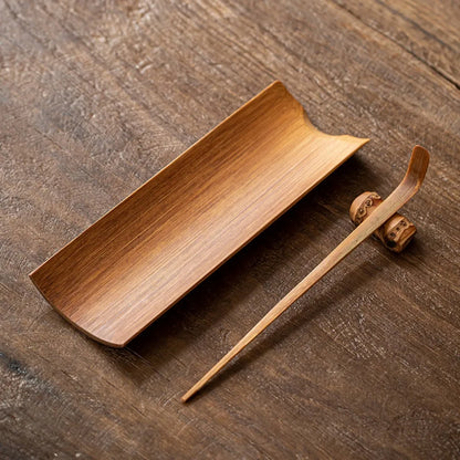 Bamboo Tea Scoop Set - Elevate Your Brew - Eco-Friendly Artisan