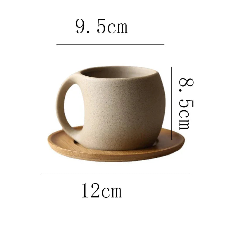 Elegant Ceramic Coffee Cups - 220ml for Coffee Lovers!